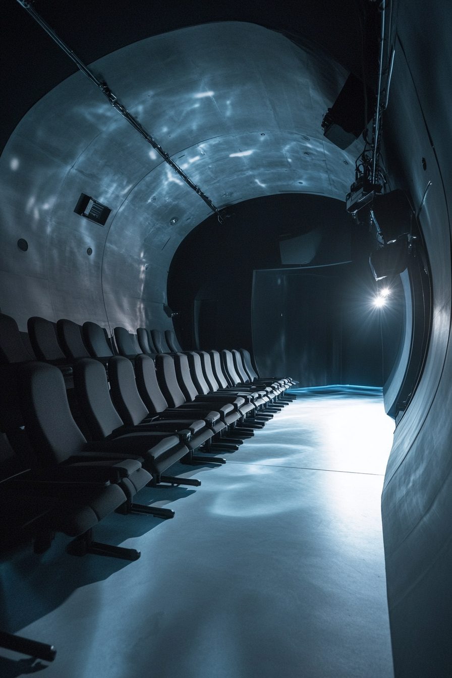 Performance Space. Oxygen monitored amphitheater with its own recovery zone and altitude chamber.