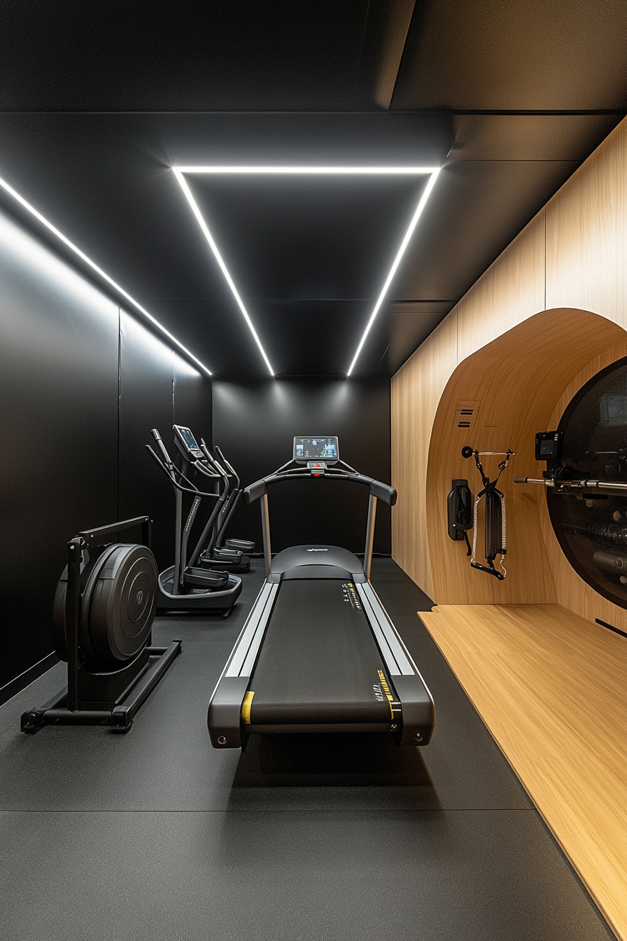 Performance space. Oxygen monitored gym with built-in recovery zone and altitude chamber.