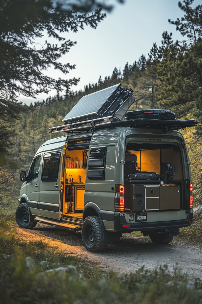 55+ Off-Grid Van Setup Ideas: Self-Sufficient Nomad Living