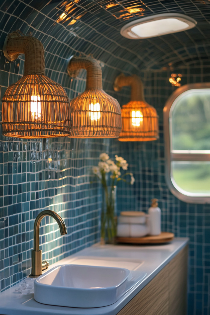 48 Coastal-Bohemian RV Makeovers: Beach Vibes for Full-Time Travel